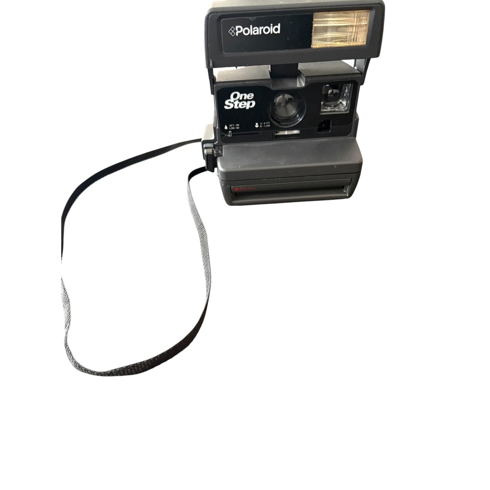 Polaroid OneStep Closeup Instant Film Camera Vintage 600 Series Dark Gray Flash